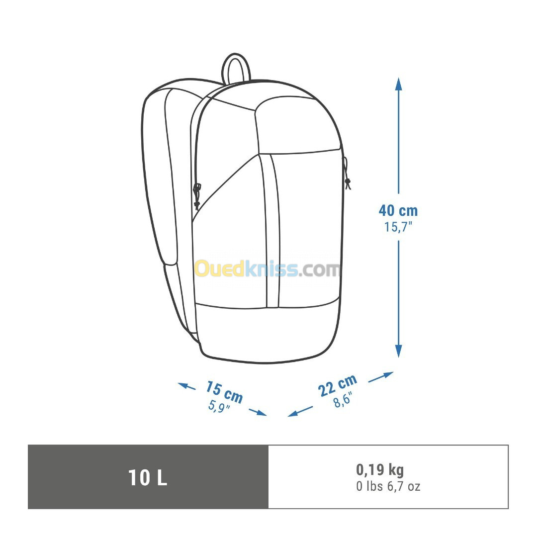 Sac à dos de randonnée 10L - NH Arpenaz 100