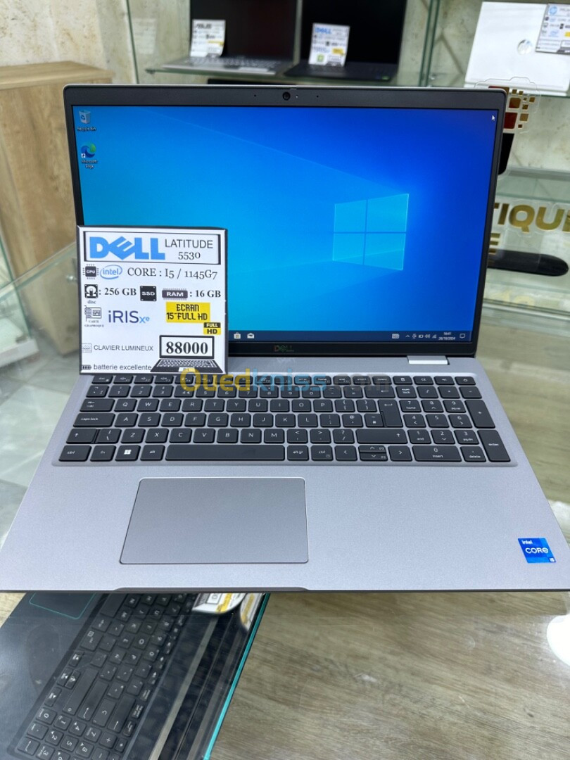 DELL LATITUDE 5530  CPU: CORE I5 / 1145G7  DISC : 256 GB  (SSD. RAM : 16GB