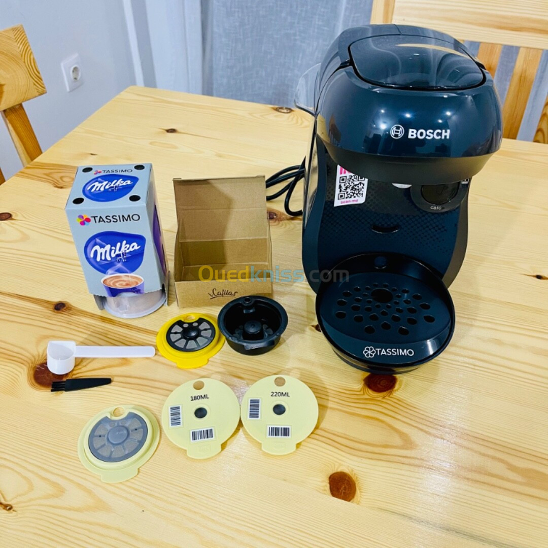 Machine à café : Bosch Tassimo Happy + capsule rechargeable 