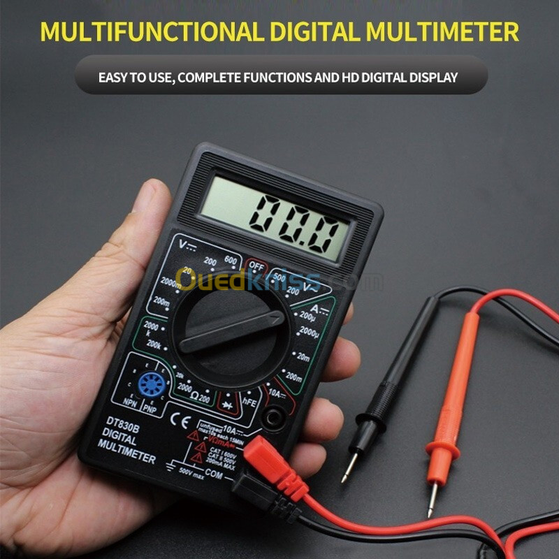 Mini multimètre numérique universel, Dt830b, mesure électrique