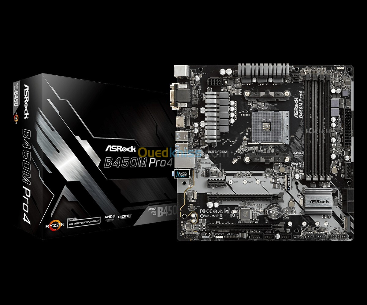 Asrock B450M- PRO 4 