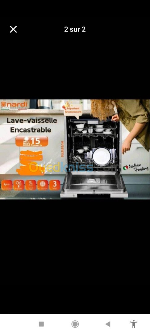 Lave vaisselle nardi 