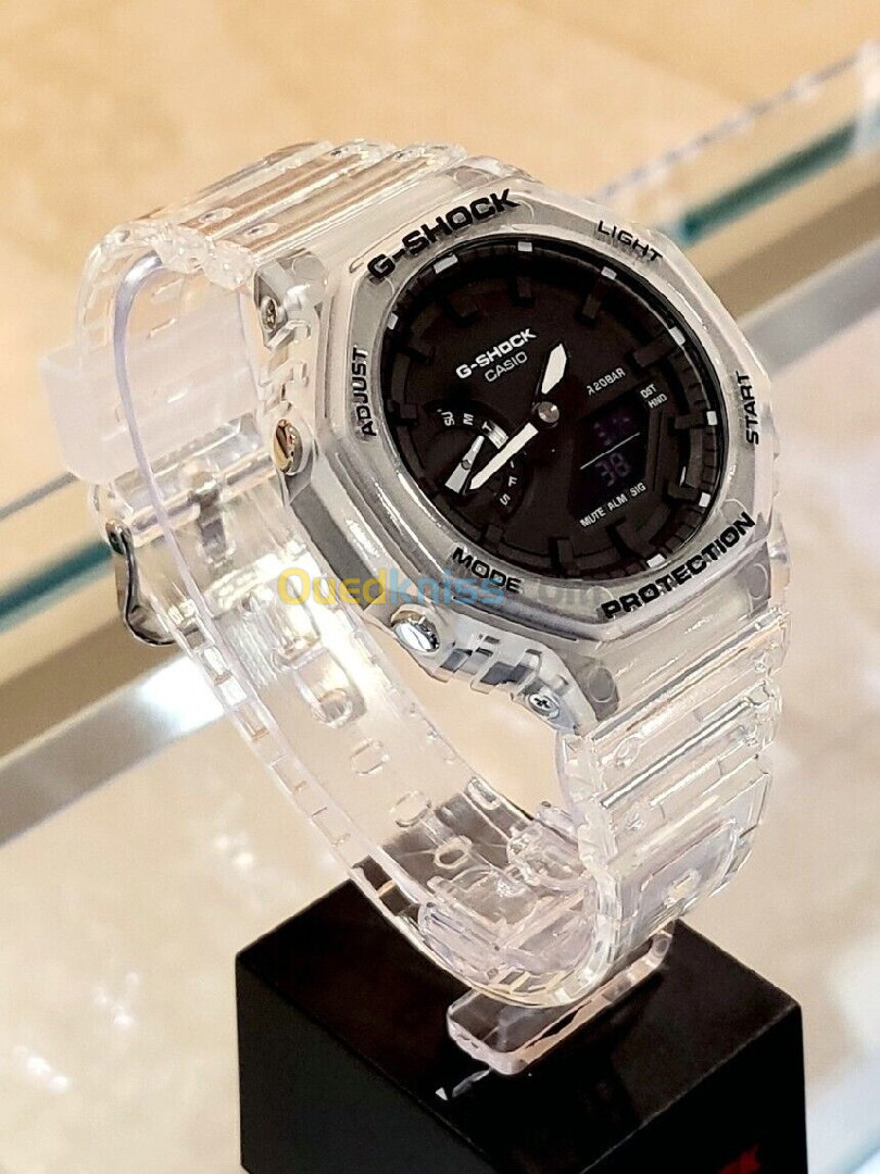 Montre Casio G-Shock fond noir_Transparent