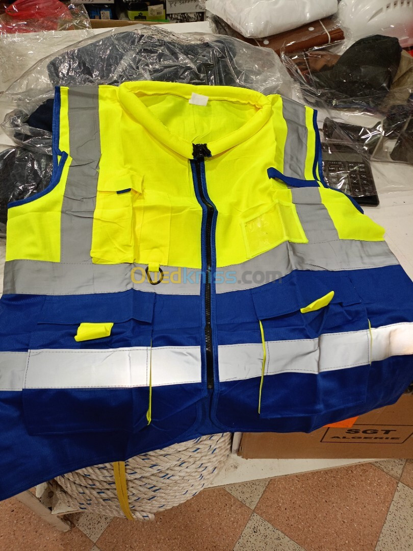 Gilet jaune.  Gilet Oran  gilet b color 