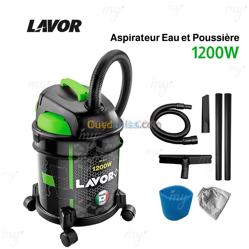 Aspirateur lavor 1200w 20L 