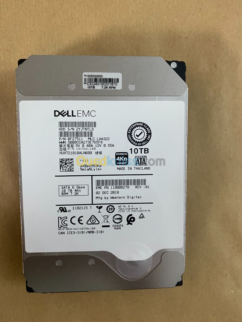 Disque dur dell 8To et 10To 3,5"