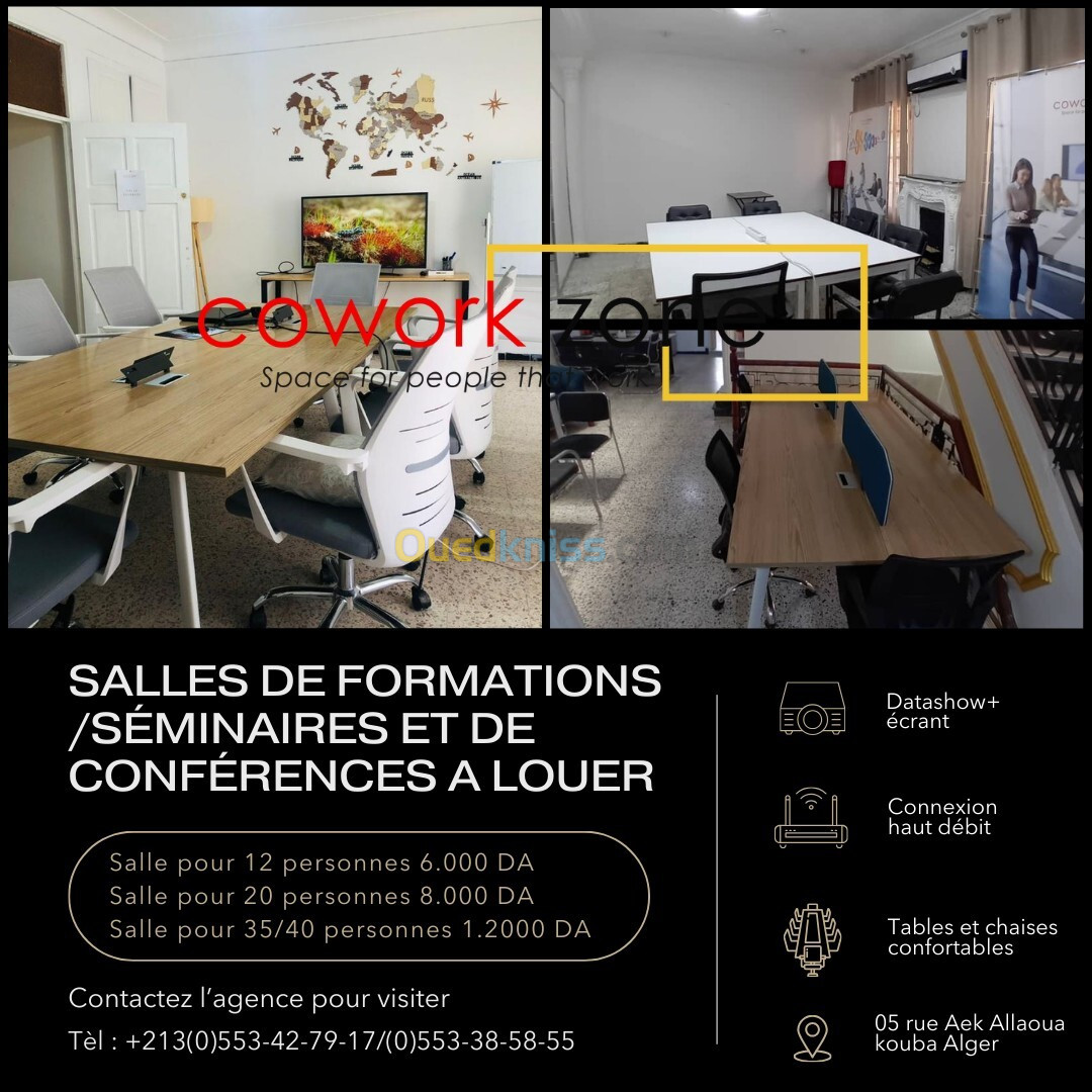 Location de salle de formation/Salles de Réunion & Séminaire