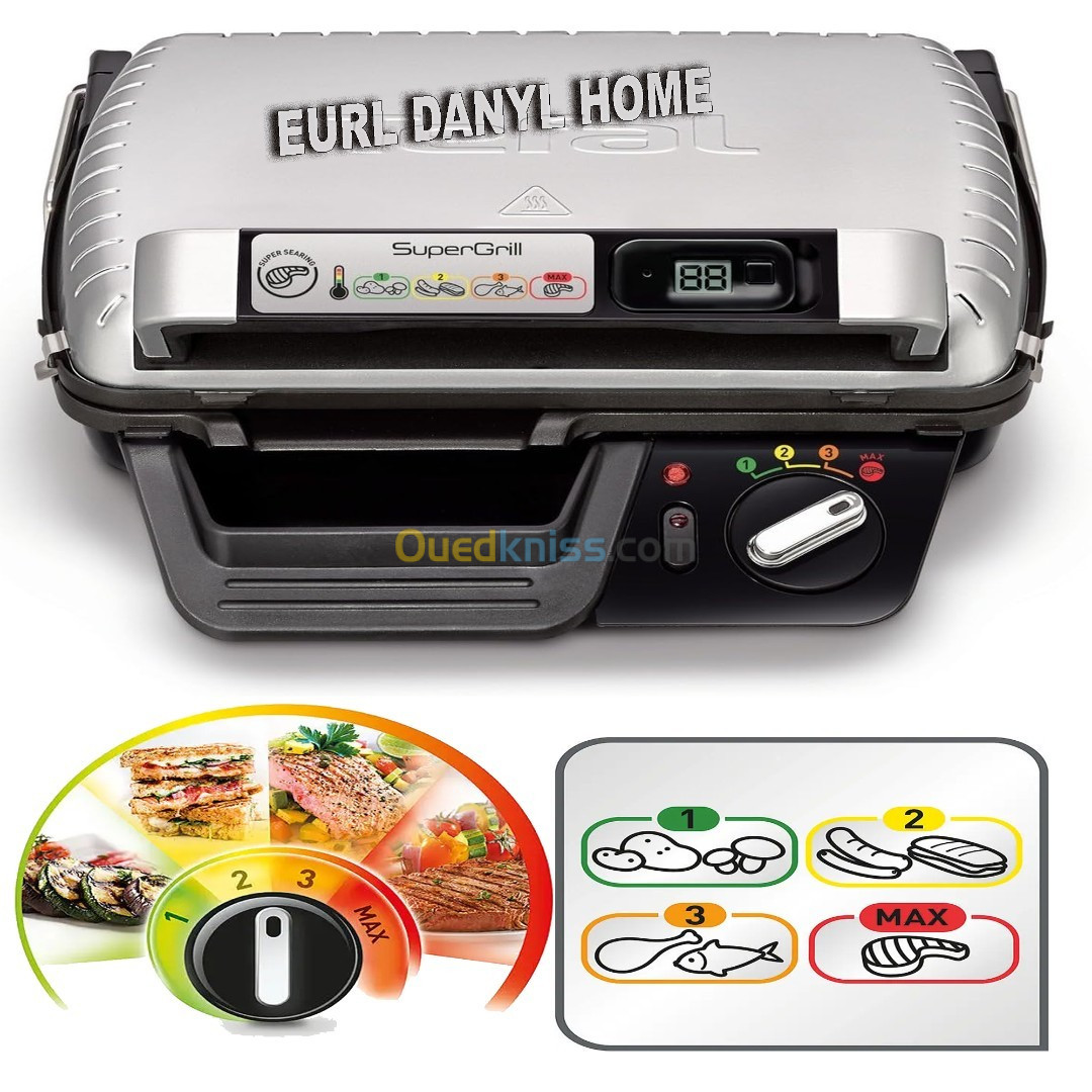 PANINIEUSE 2000w Grille-viande TEFAL SUPER GRILL 