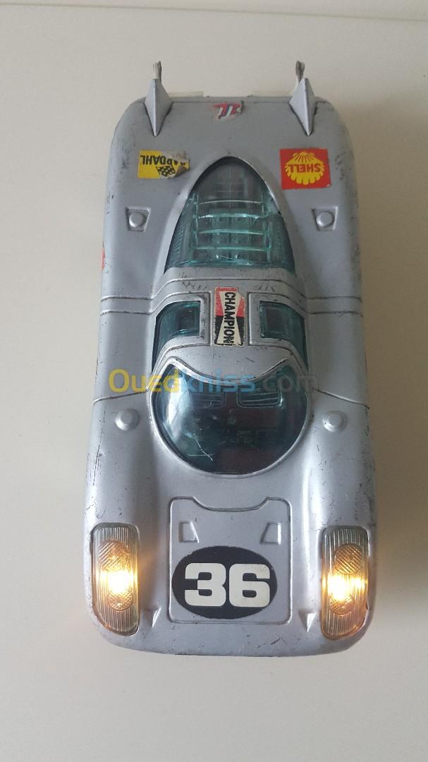  Voiture de collection Porsche 917 en tôle made in Japon Asahi 26 cm 