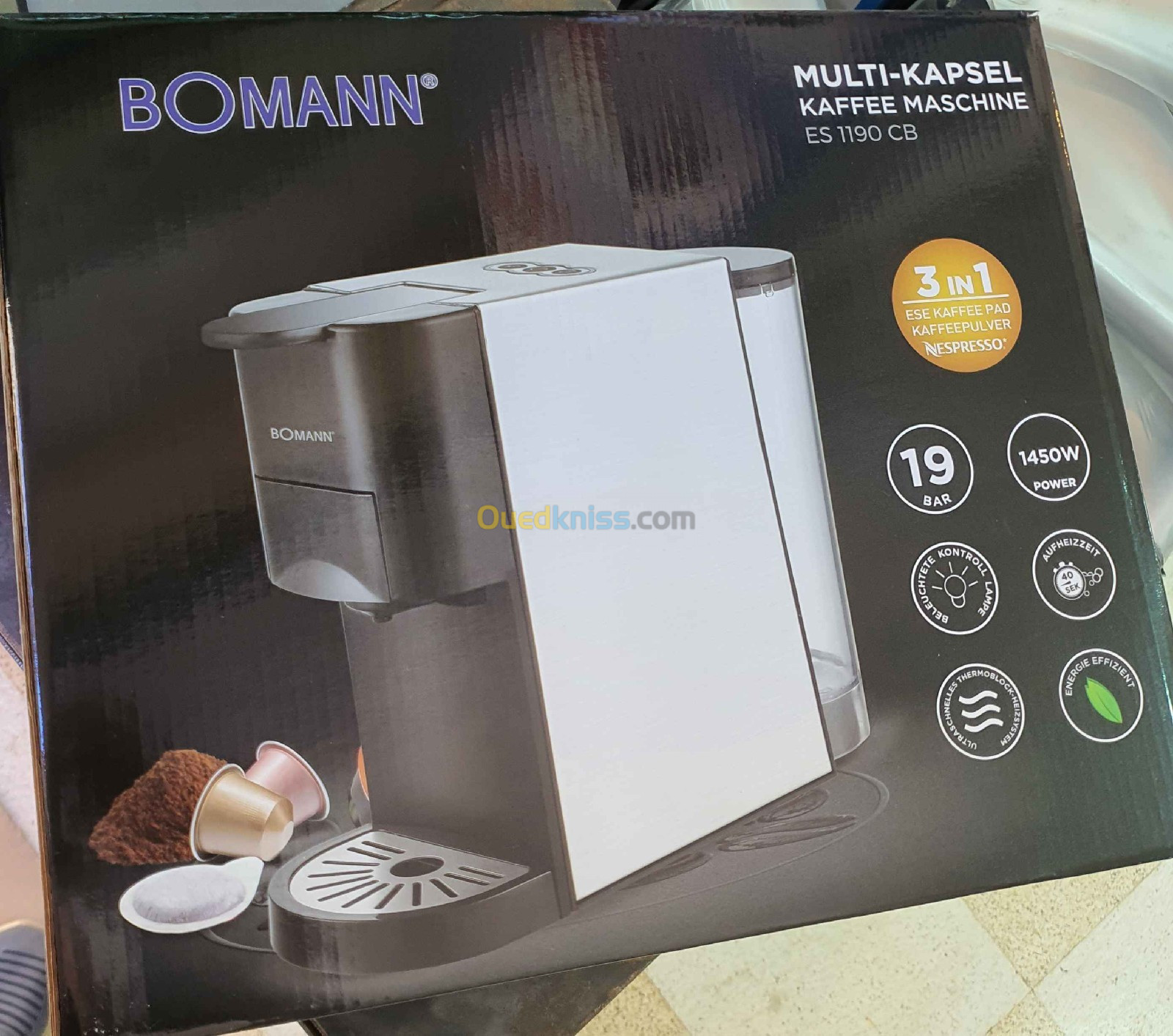 Cafetière bomann 3en1