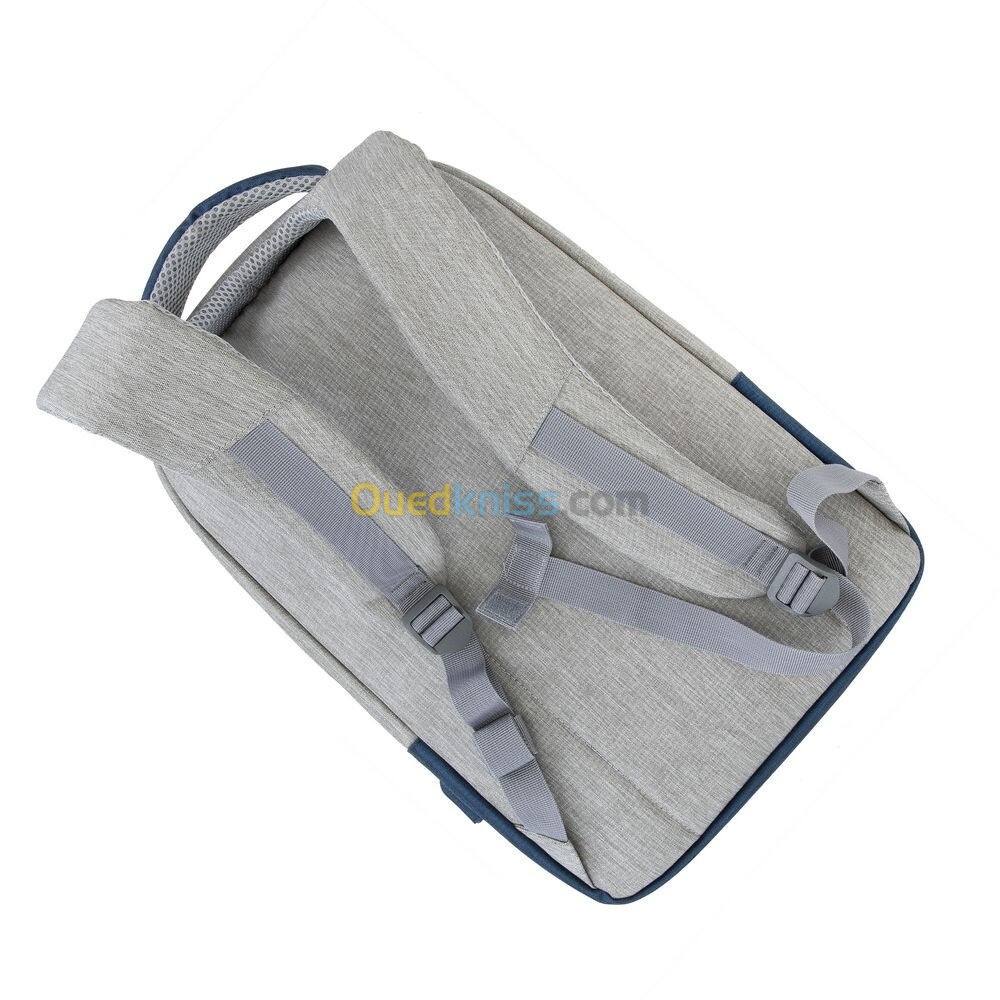 7562 grey/dark blue anti-theft Laptop backpack 15.6''