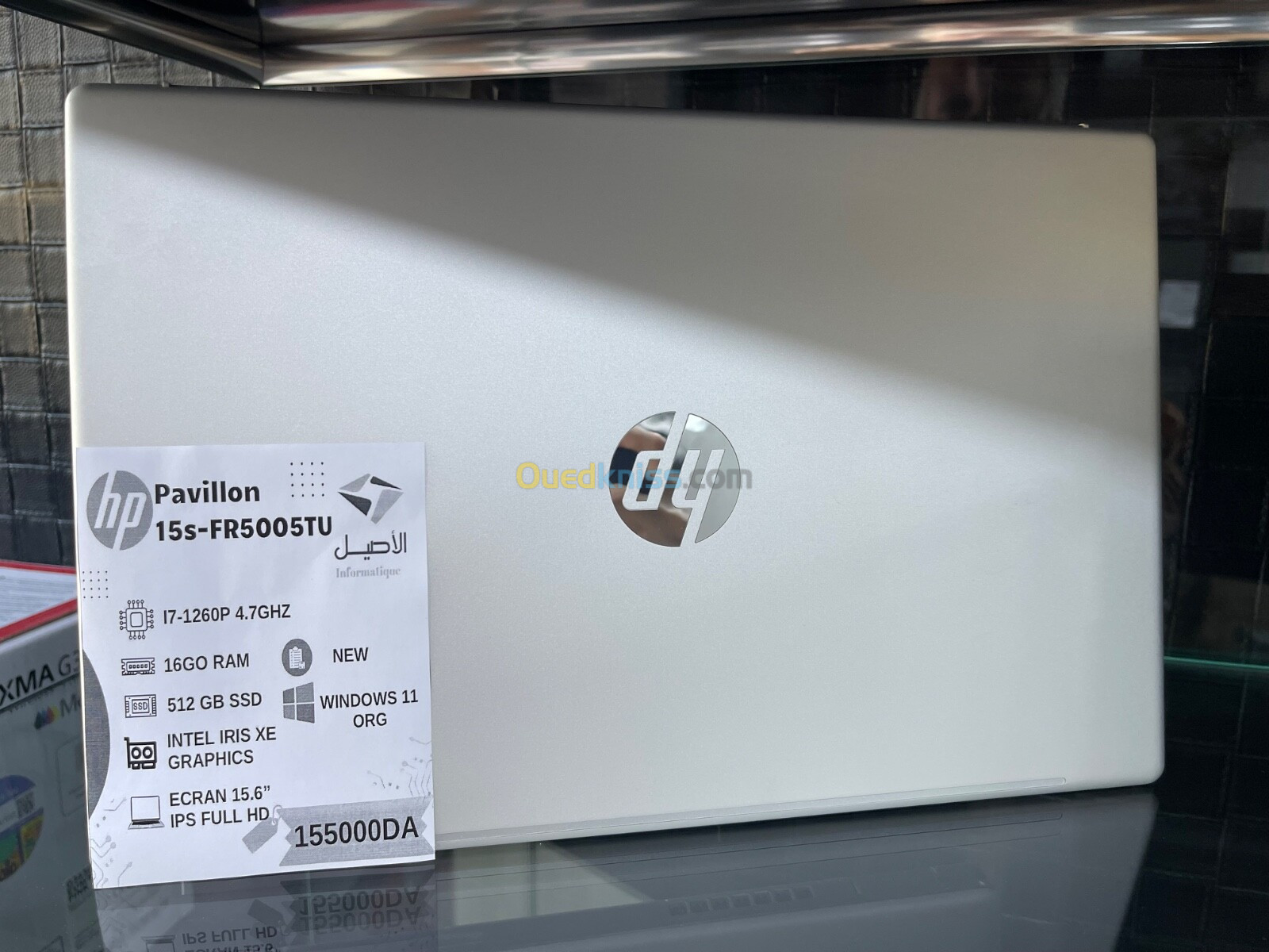 Hp Pavillon 15s-FR5005TU i7-1260P 4.7GHZ 16G Ram 512 SSD