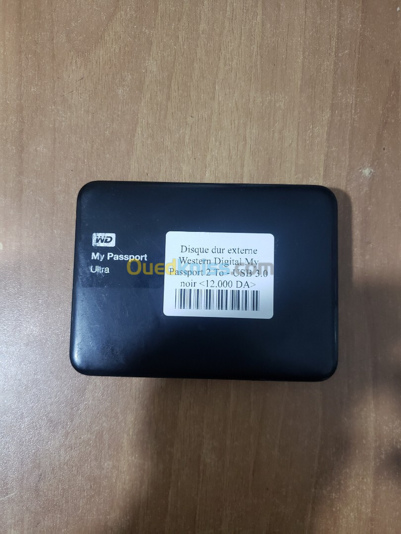 Disque dur externe Western Digital My Passport 2 To / USB 3.0 noir