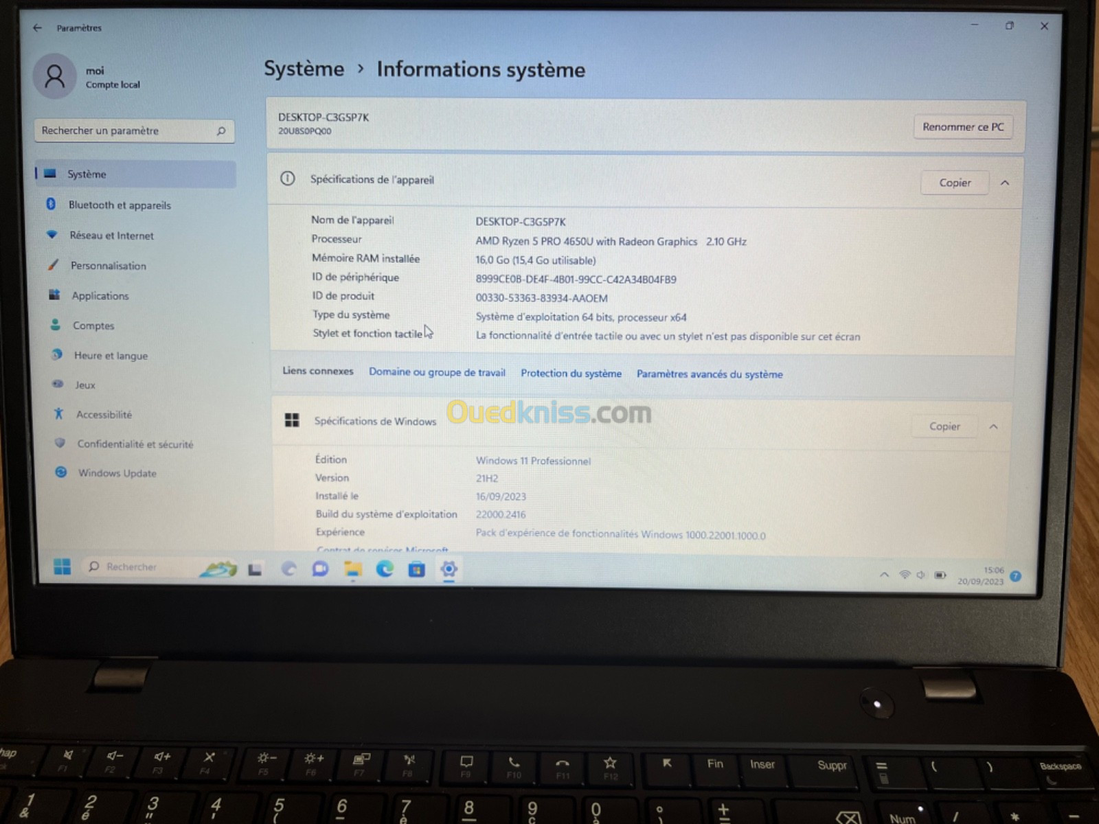 Lenovo ThinkPad  L15 G1/ AMD Ryzen 5 Pro