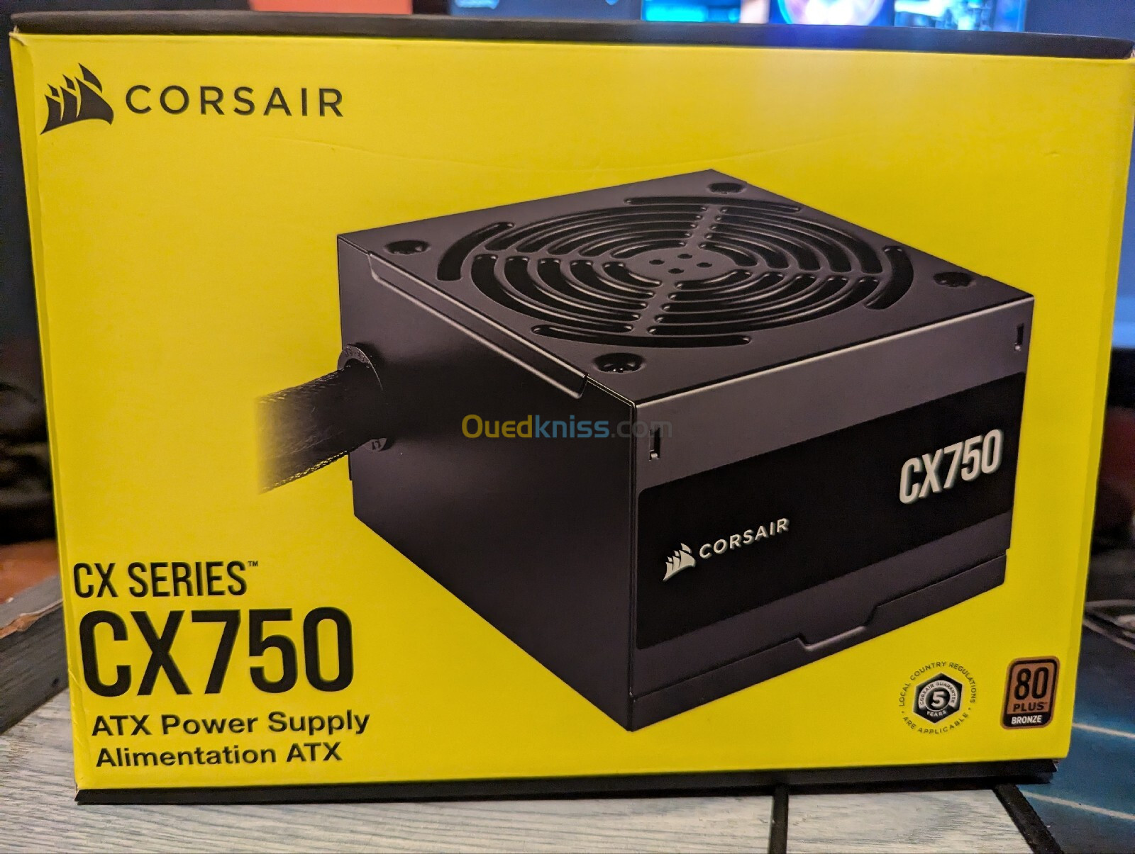 Alimentation Corsair CX 750 80+ bronze