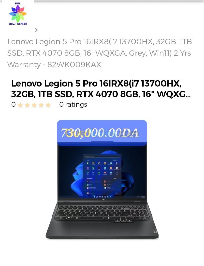 Lenovo Légion 5 PRO