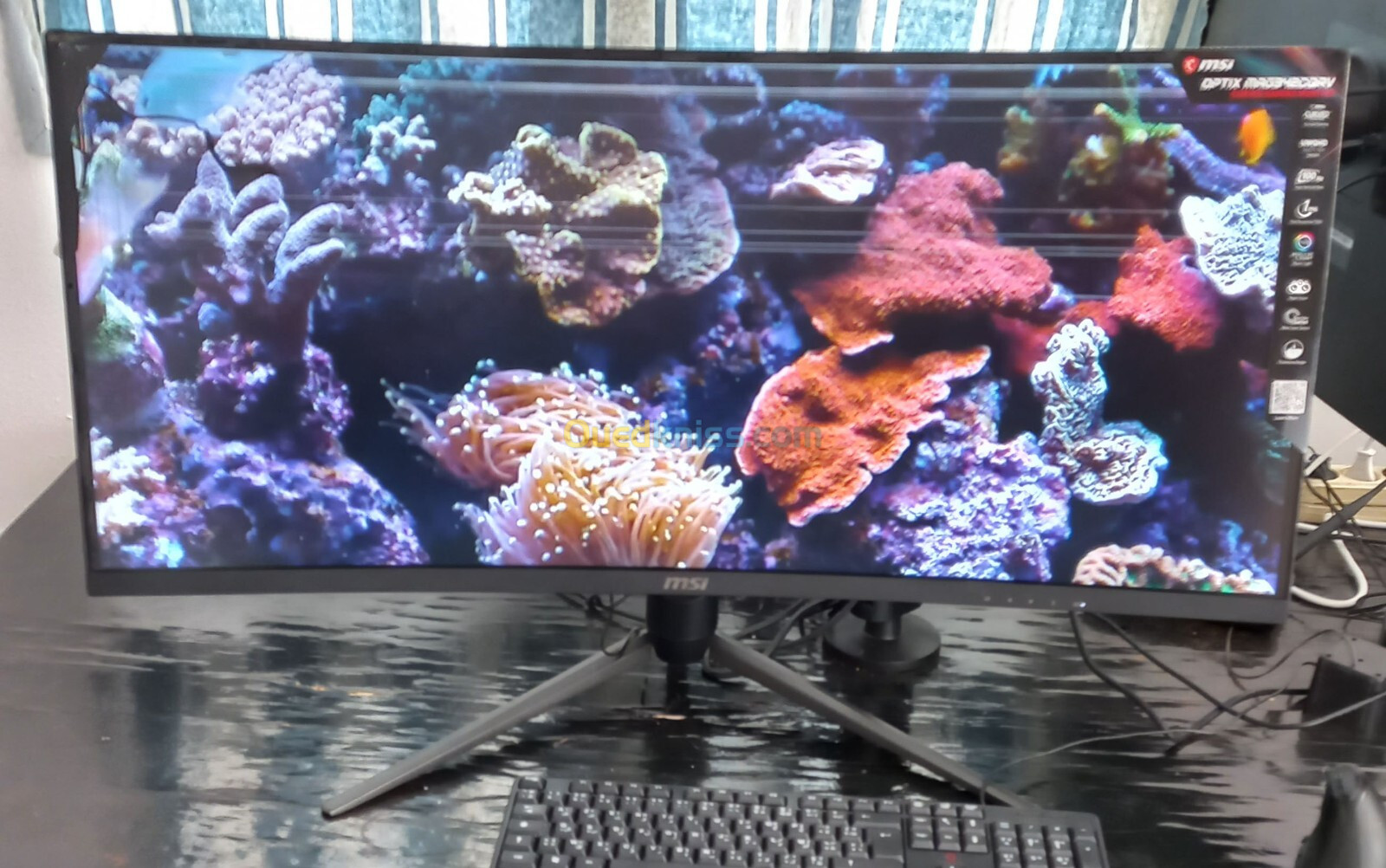 Moniteur Msi Optix 34 pouces fissuré