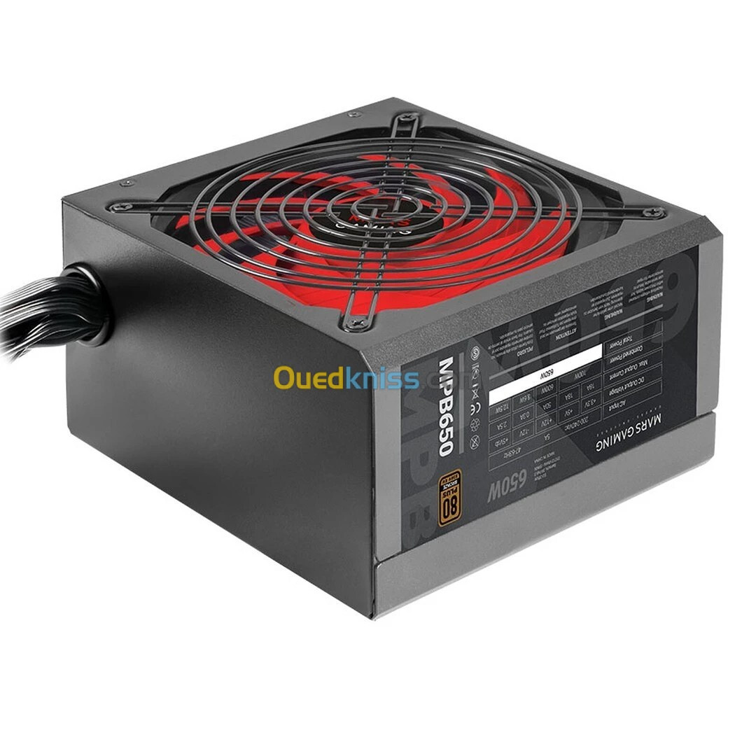 Alimentation Mars Gaming MPB650 650W 80+ Bronze