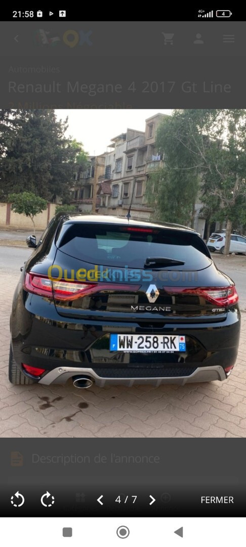 Renault Megane 3 2017 GT Line Black Touch