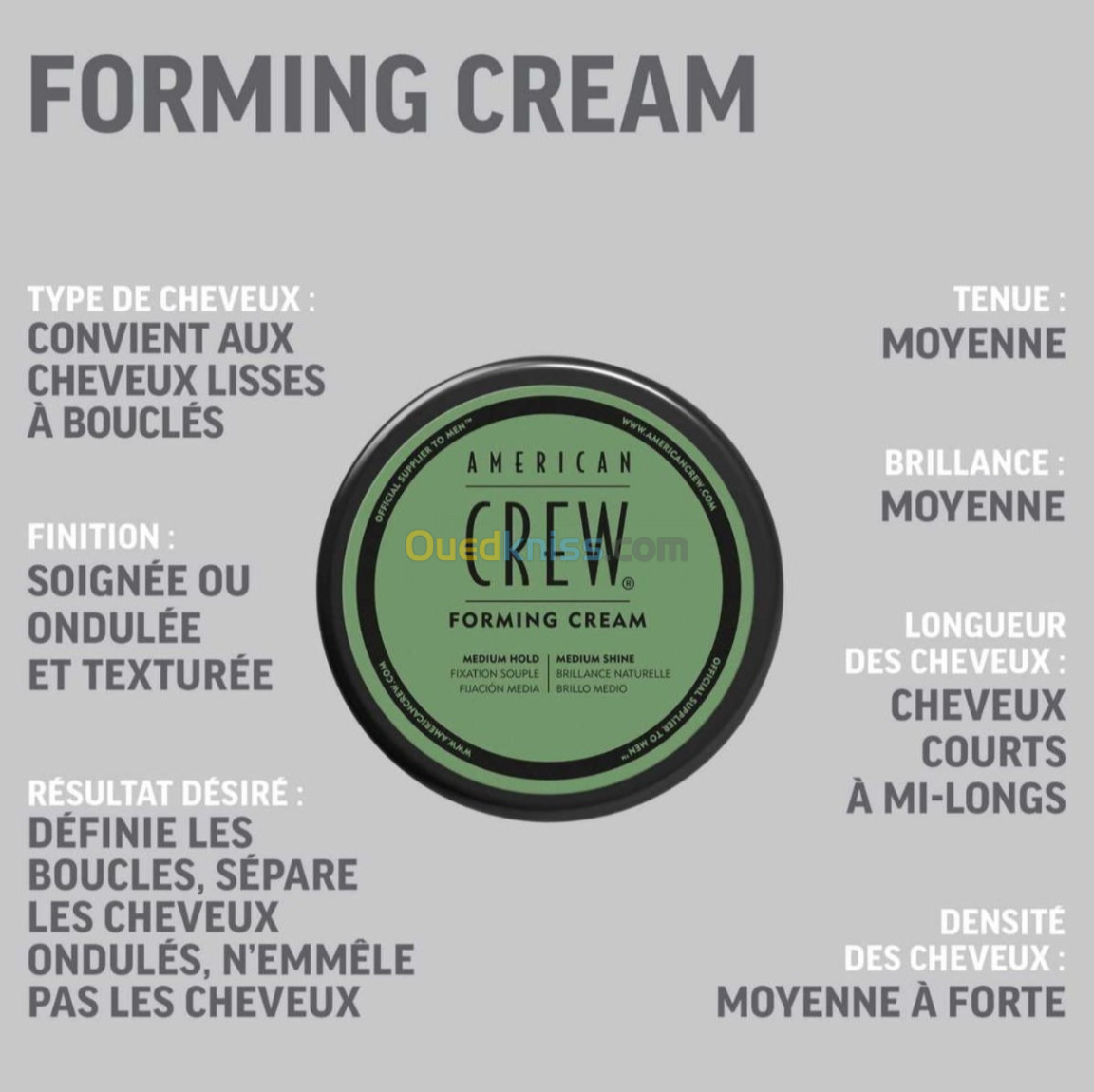 AMERICAN CREW FORMING CREAM 85g