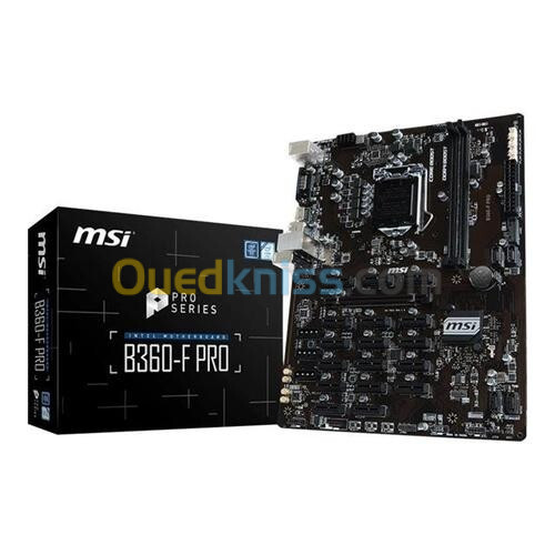 MSI B360-F pro + i5 8400 + 12Go ram DDR4 Avec la boîte 