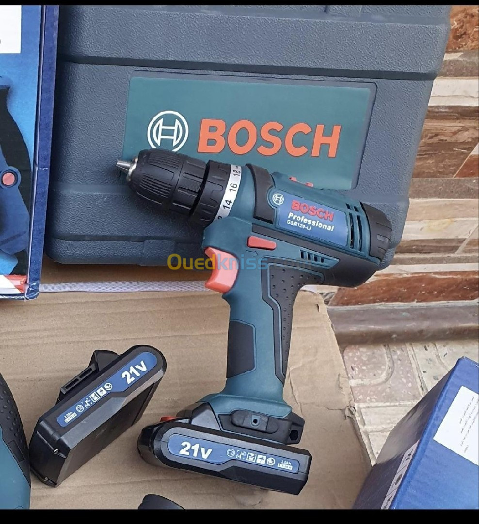 Visseuse Bosch 21v+caisse 11pcs