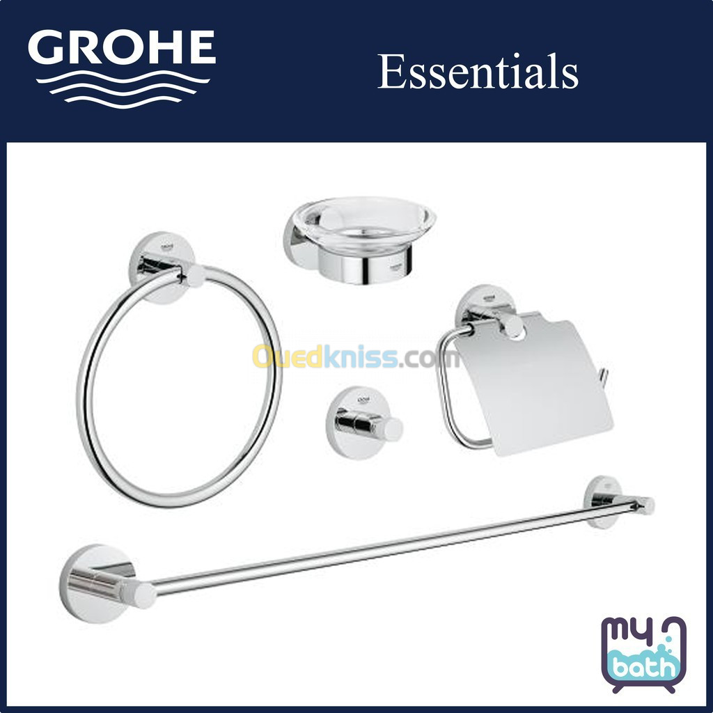 Grohe Set d'Accessoires Essentials 