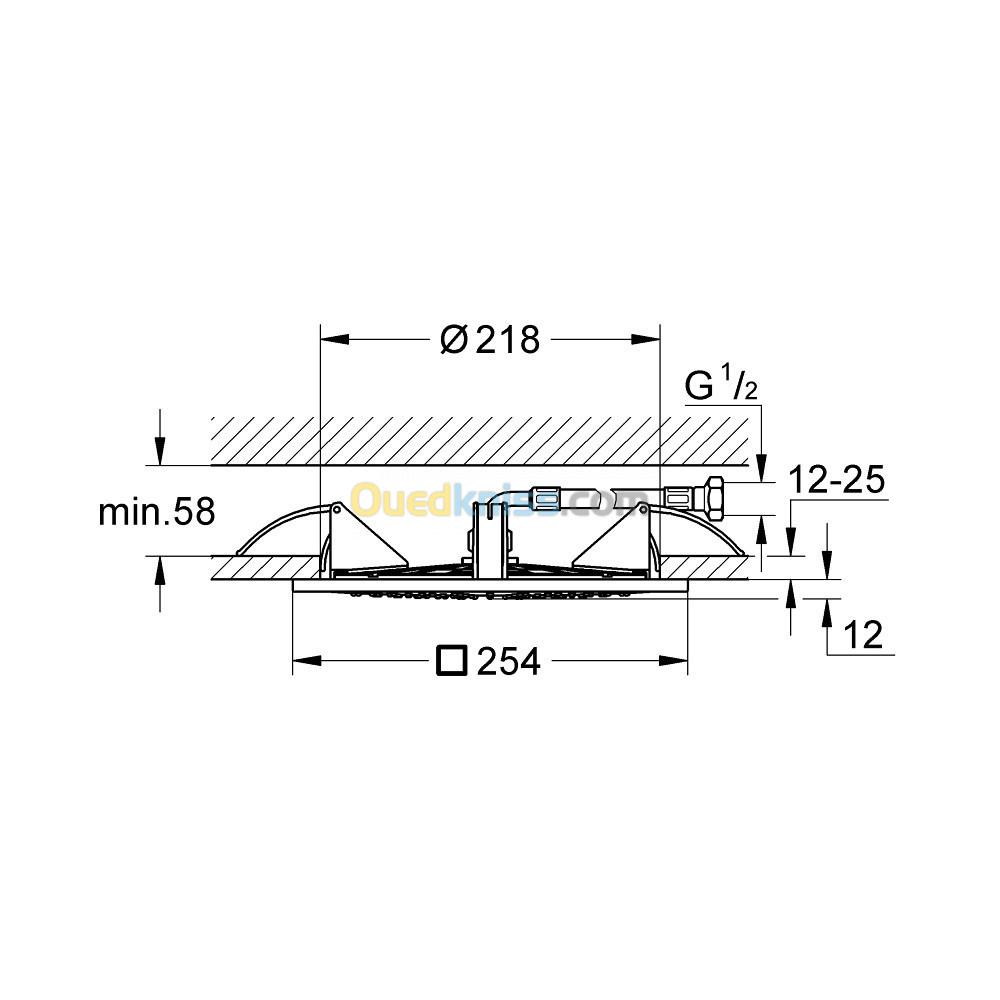 Grohe Plafonnier Douche Rainshower