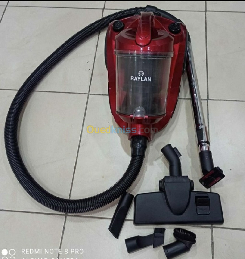 Aspirateur raylan 1600w blue/rouge