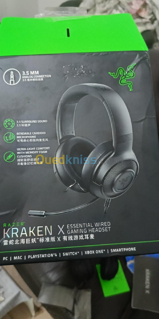 Casque Razer kraken x 