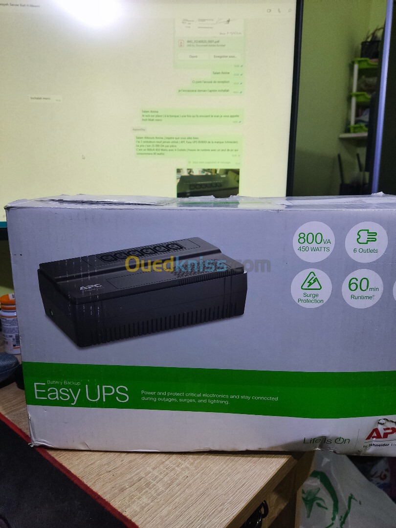 Onduleur APC Easy UPS BV800I de la marque Schneider