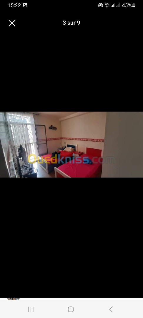 Vente Appartement F3 Aïn Témouchent Hammam bouhadjar