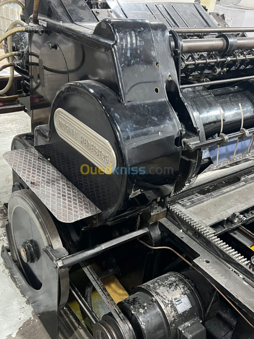 Imprimerie - 02 Cylindre HEIDELBERG Machine de découpe papier et carton