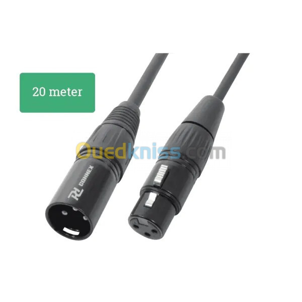 PD Connex CX35-20 Câble Audio XLR Male/XLR Femelle - 20m