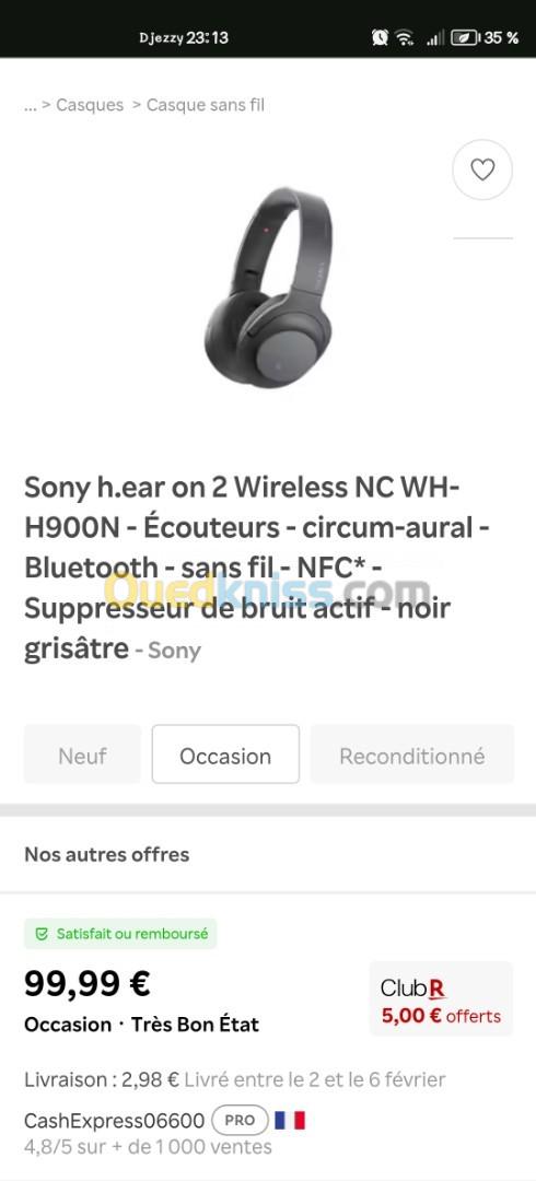 Casque Sony Wh H900N 