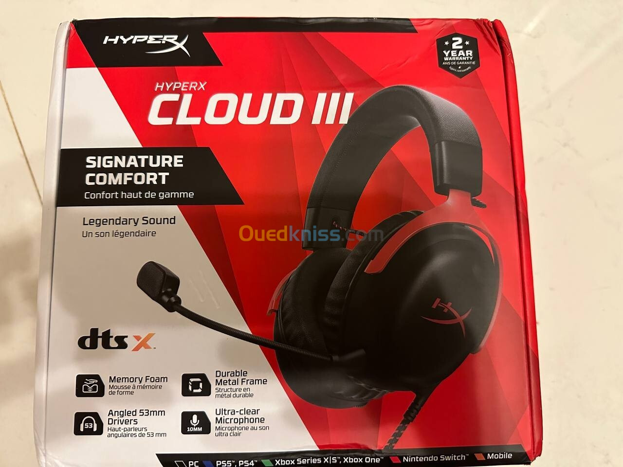 Casque Gaming HyperX Cloud 3