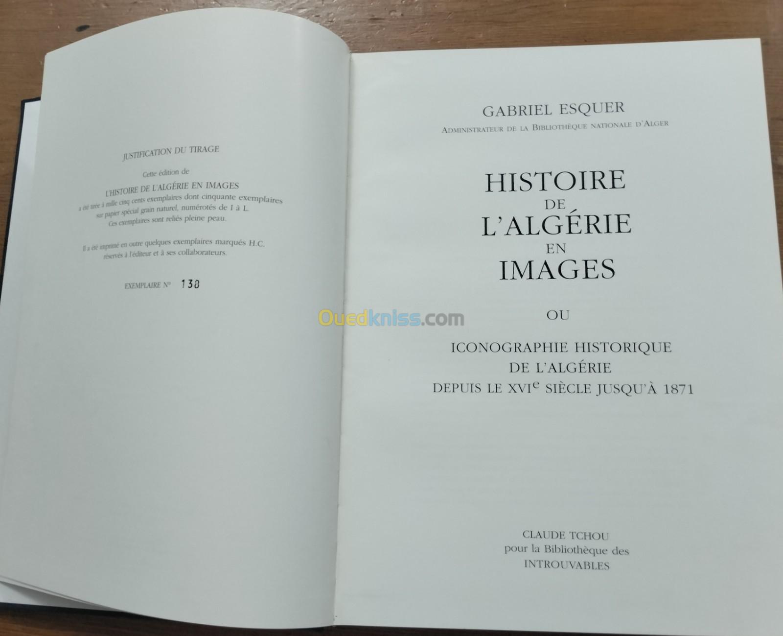 Histoire de l'Algérie en images 