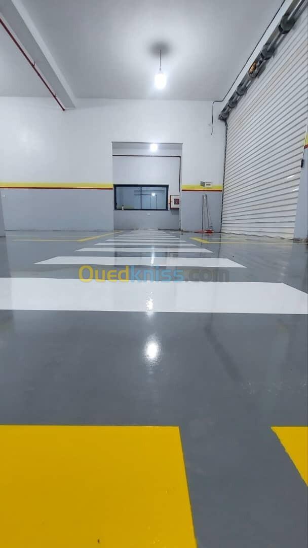 APPLICATION RESINE EPOXY / POLYURETHANE / ETHANCHIETE