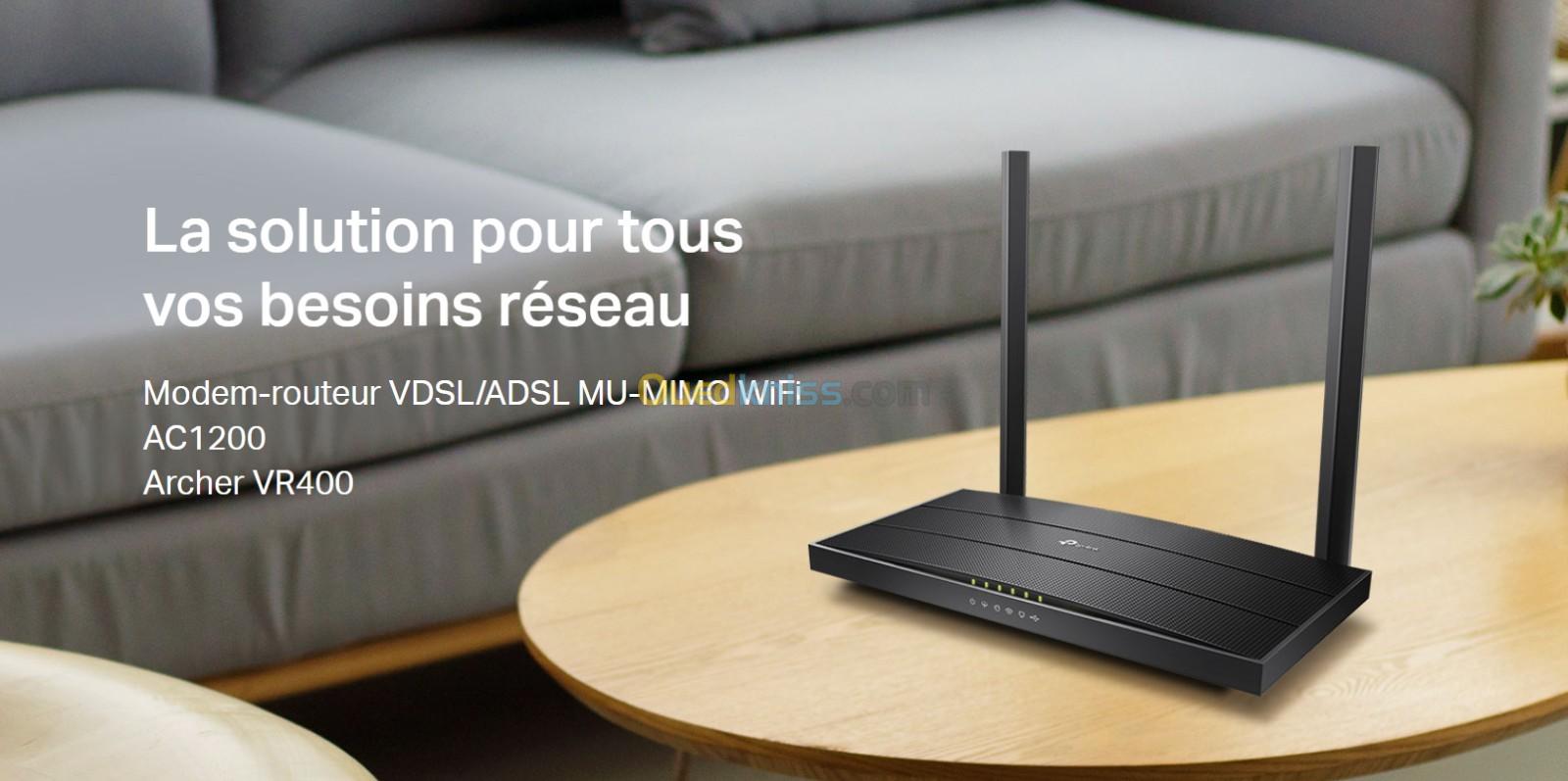 MODEM TP-Link ROUTEUR WI-FI ARCHER VR400 Version 3