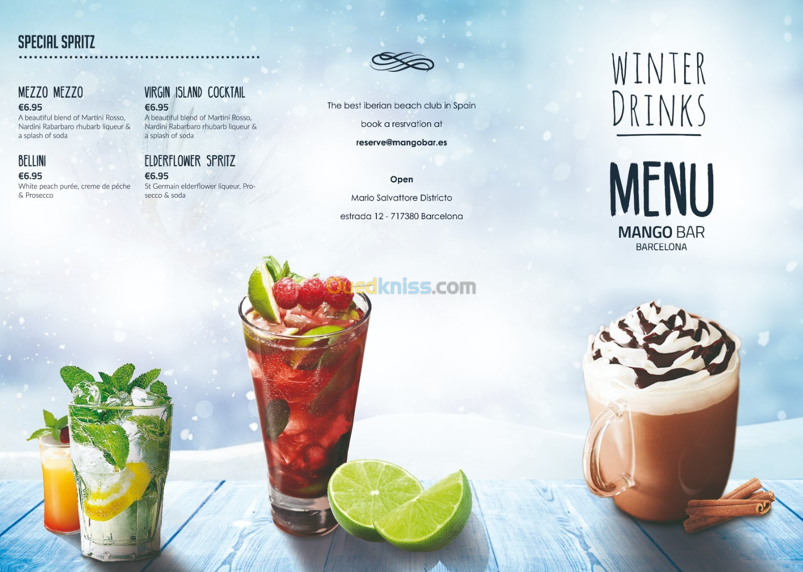 Conception de menus pour restaurants