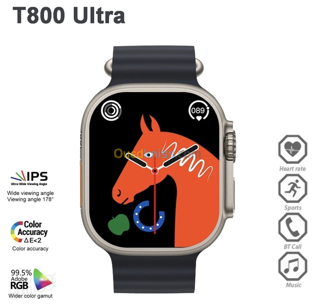 الساعة الذكية T800 Ultra Smart Watch Waterproof