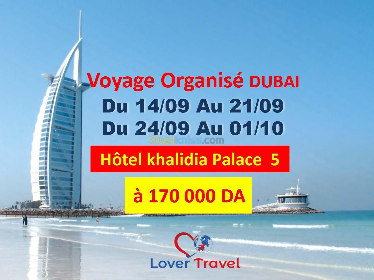 Voyage Organise DUBAI septembre 2024 