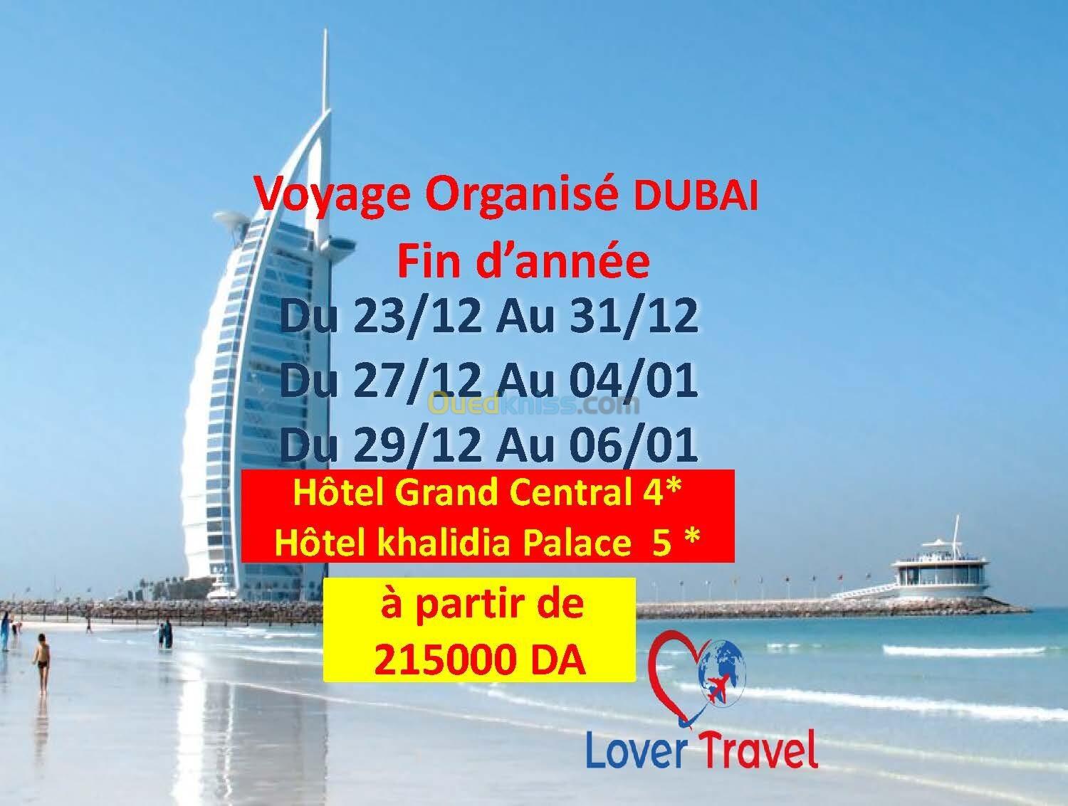 Voyage organisé Dubai fin d'année (vacance d'hiver )