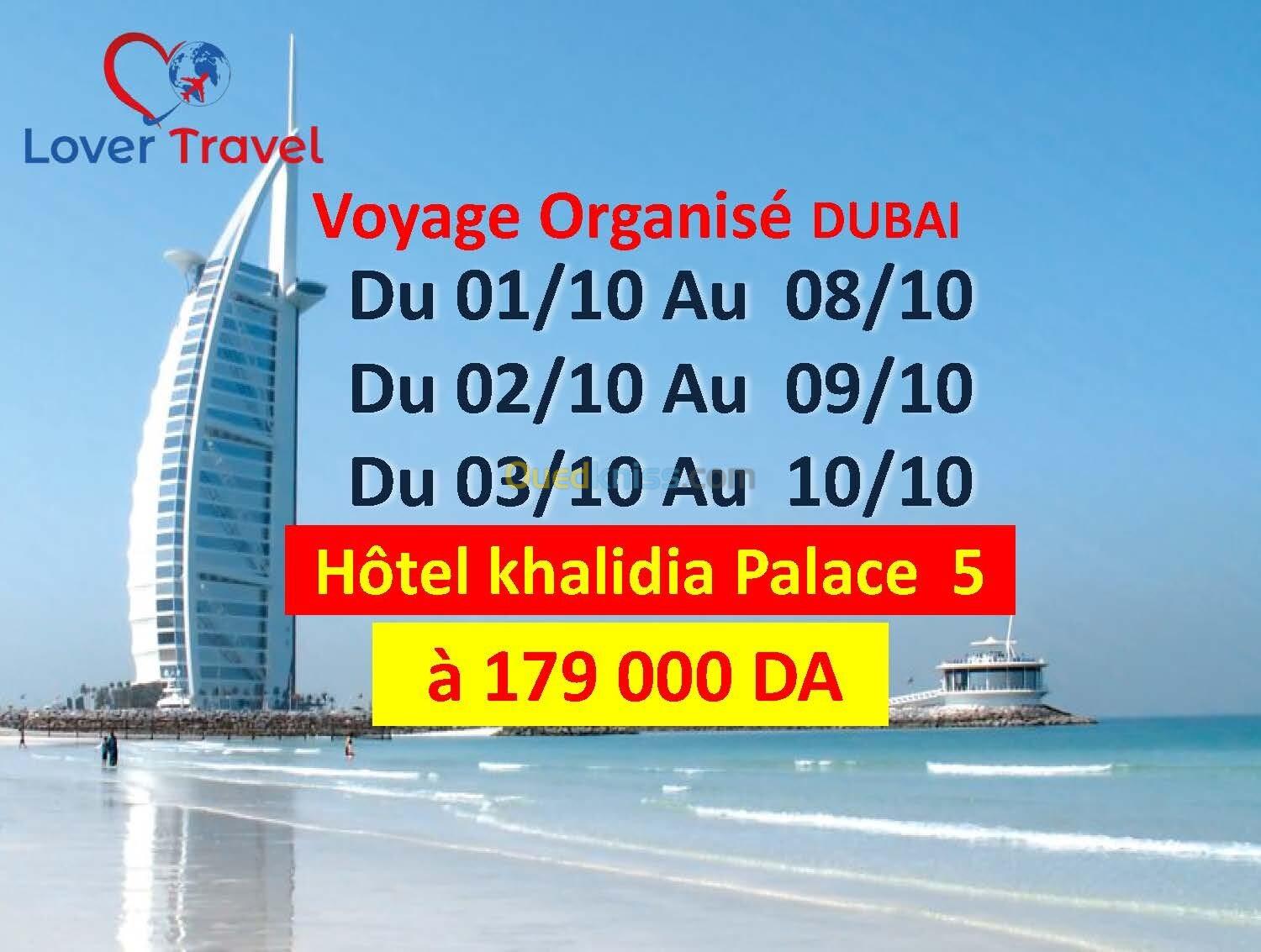 Voyage Organise DUBAI septembre 2024 