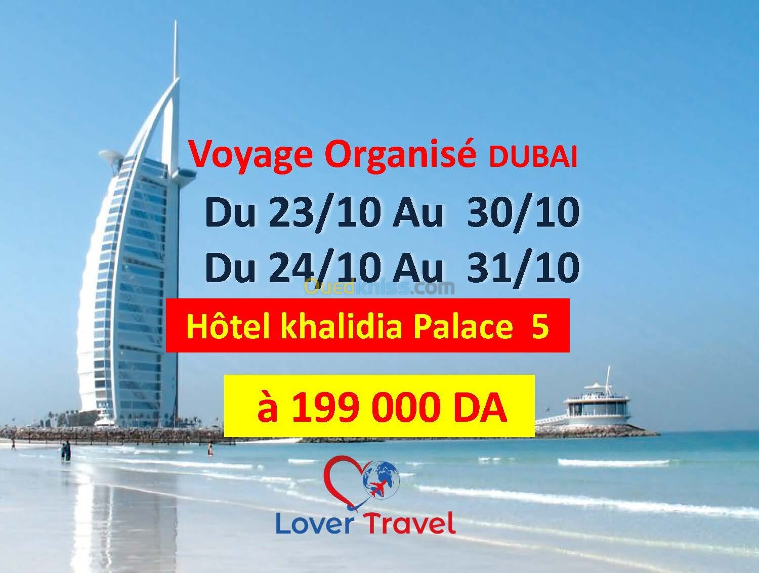 Voyage Organise DUBAI Octobre 2024