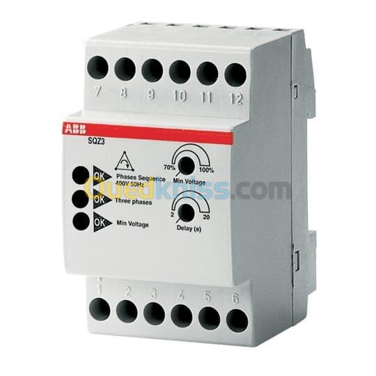 Relais de phase modulaire ABB SQZ3  Phase and sequence relay