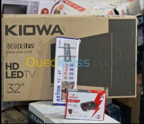 +support démo Pack tv kiowa 32p+demo cristor th500