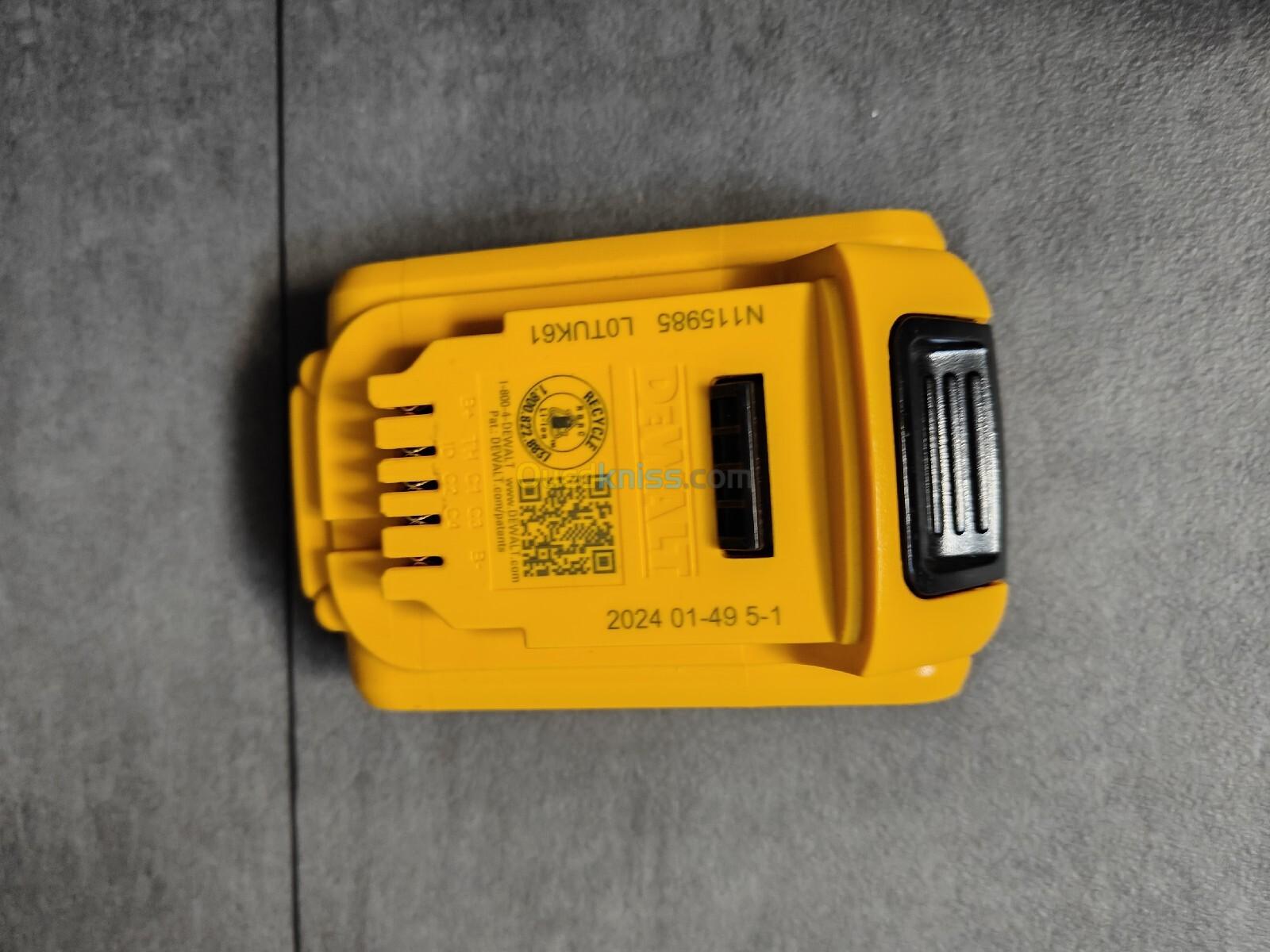 DeWalt XR 20V batterie 2Wh année 2024