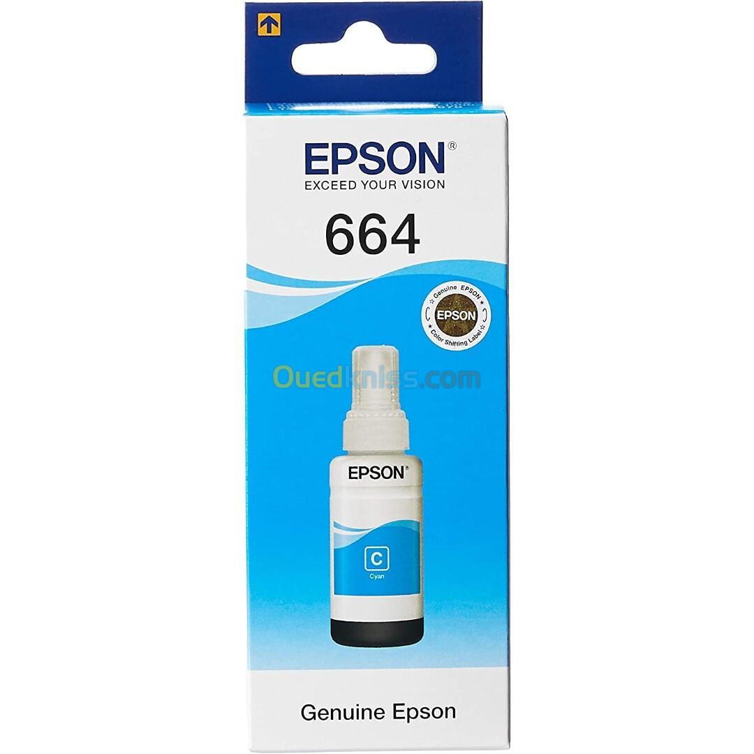 ENCRE EPSON 664 BLEU