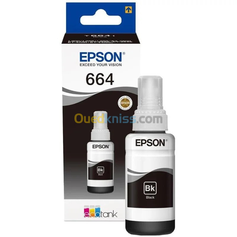 ENCRE EPSON 664 NOIRE